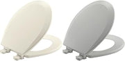 Bemis 500EC Toilet Seats (2 Pack) - Round, Biscuit & Ice Grey