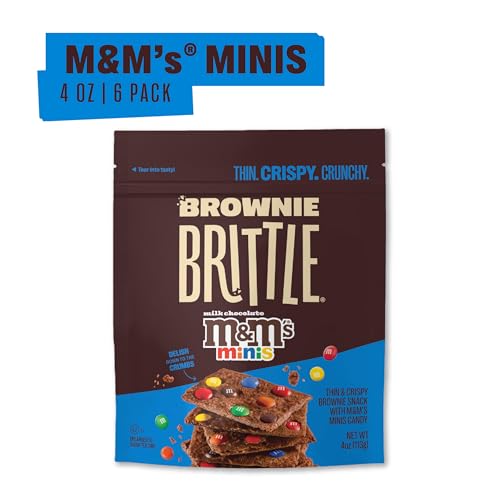 Brownie Brittle Classic M&M / 4 Oz (Pack of 6) / Blue Brittle