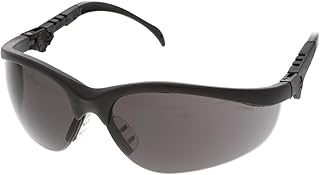 MCR Safety Glasses KD312 Gray lenses with UV Protection and Scratch Resistant Coating, 1 Pair