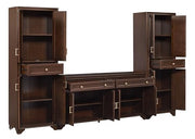 Crosley Furniture Tara 3-Piece Modern Farmhouse Sideboard Buffet Cabinet and Kitchen Storage Pantry Set, Brown - image 6