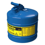 Justrite Blue / 5 Gallon / Type I Cans