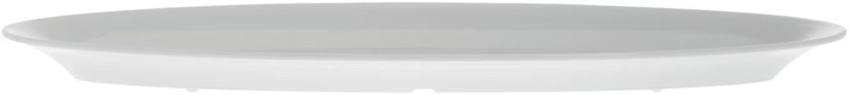 G.E.T. Milano Melamine Platter Oval Shaped in White 22"L x 8"W x 1 1/2"H