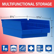 Akro-Mils Green / Bin Box / 12-Pack Open Storage Bins