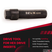 E-Z LOK 3/8-16 / Black / 3/8-16 Internal Threads Inch Inserts & Kits