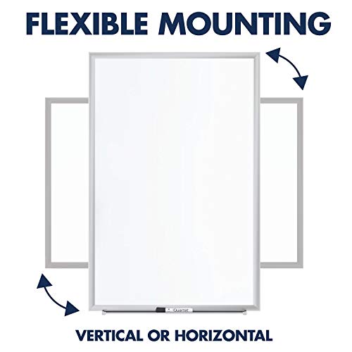 Quartet Silver / 24"W x 18"H / Silver Frame Dry Erase Boards