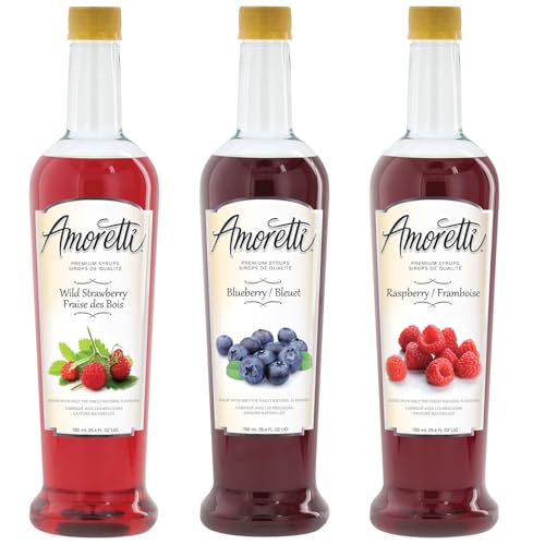 Amoretti Berry Syrups 3 Pack / 25.4 Fl Oz (Pack of 1) / 1 Syrups