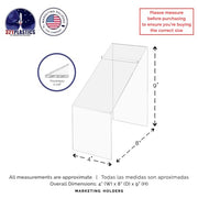 Retail Resource 2 / 9"H / Clear Categories