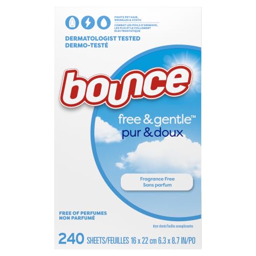 Bounce White / 240 Count (Pack of 1) / Dryer Sheets Dryer Sheets