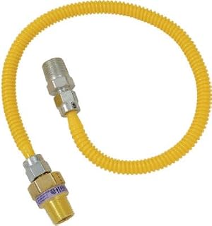 BrassCraft ProCoat 1/4 in. 3/8 in. Dia. 36 in. Stainless Steel Gas Connector