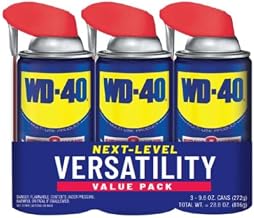 WD-40 Multi-Use Product with Smart Straw Sprays 2 Ways, 9.6 OZ (3-Pack)