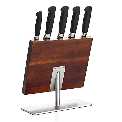 Mercer Culinary 1 / 11 3/8" x 9" / 6-Piece Magnetic Knife Block Sets