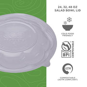 ECO PRODUCTS 24-48oz / Clear / 300 Bowls