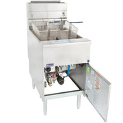 SG18-S 75 lb. Stainless Steel Floor Fryer (SG18-S 75 lb) by Pitco – SG18-S 75 LB Natural Gas, Stainless Steel, Model Solstice Gas Fryer
