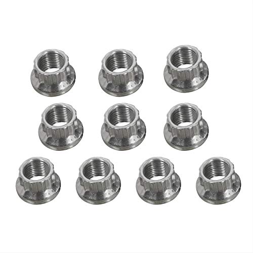 Nut Kit (1/2-20 SS 12pt nut) by ARP – Stock, Stainless Steel, Silver, Model 400-8334