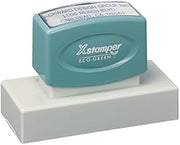 Xstamper Pre-Inked Custom Stamp N24 1-3/16"x 3-1/8"