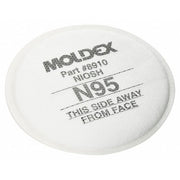 N95 Particulate Pre Filters Box 10 Each by Moldex – One Size, Rubber, White, Pink, Pack of 5, Model 8910