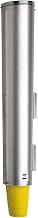 Dispense-Rite ADJ-NW-31 Surface Mount, Gravity Feed Cup Dispenser, 2-7/8" to 3-1/2" Diameter Cups Or Containers, Stainless Steel, 3-11/16" Dia. X 25-1/2" L