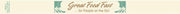 HUBERT Great Food Fast Tamper Evident Packaging Label -13 3/4"L x 1"H, 500 Per Roll