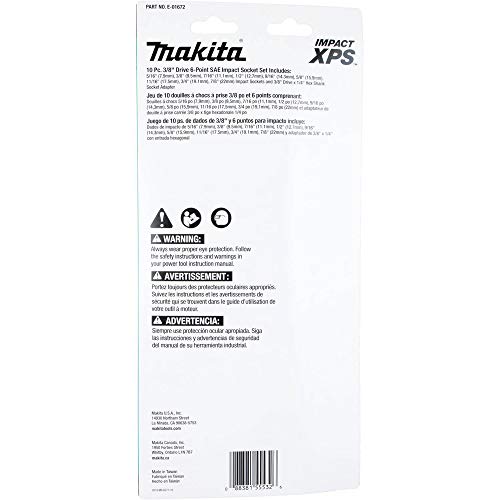Makita SAE / One Size / Teal Drive Socket Sets