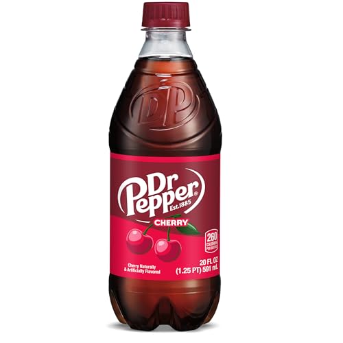 Dr Pepper Cherry / 20 Fl Oz (Pack of 1) / Black Soft Drinks