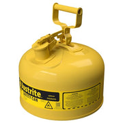 Justrite Yellow / 2.5 Gallon / Type I Cans