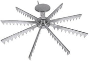 Royal Industries Pie Marker, Cast Aluminum, 9 Cut, Silver, Commercial Grade