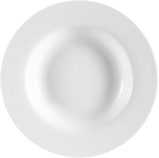CAC China MAJ-115 11-Inch Majesty Bone China Pasta Bowl, 22-Ounce, Box of 12