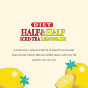 AriZona Diet Arnold Palmer / 22 Fl Oz (24 Pack) / 1 Lemonade