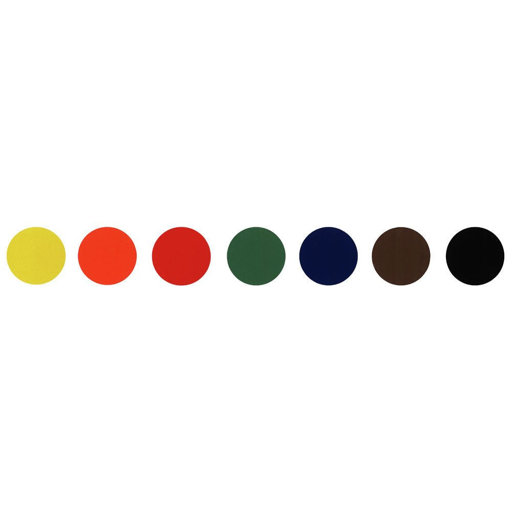 Colored Dot Labels Convenience Pack Kit 1000 Per Box by HUBERT – Paper, Multi, Model 43562