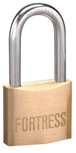 Solid Body Padlock by Master Lock – 1 Padlock, Alloy Steel, Brass, Model 1840DLF