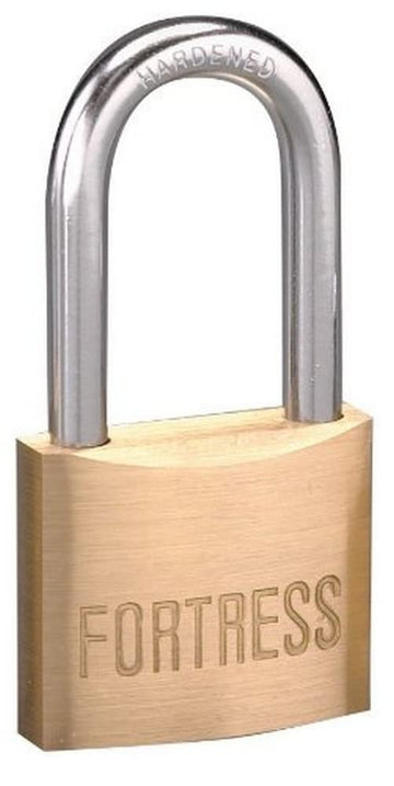 Solid Body Padlock by Master Lock – 1 Padlock, Alloy Steel, Brass, Model 1840DLF
