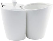 10 Strawberry Street Whittier 3.25" Sugar Bowl with Lid, Set of 4, White