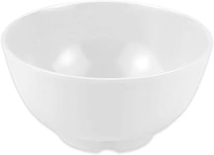 G.E.T. M-706-W, Water Lily Collection, White 24 oz. Melamine Bowls (Pack of 12)