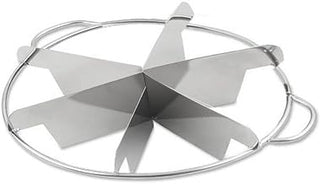 Browne Foodservice Stainless Steel Pie Cutter, 6-Cut, 9-Inch