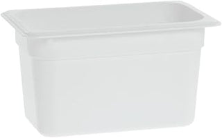 Cambro 46CW148 Camwear White 1/4 Size 6" H Food Pan
