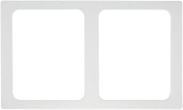 HUBERT Cold Food Bar Tile 1/2 Size White Melamine- 21"L x 12 3/4"W