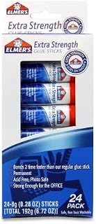 Elmer's Products Inc Glue Stick,Extra Strength,Permanent,Washable.28,24/PK (Units per case: 3)
