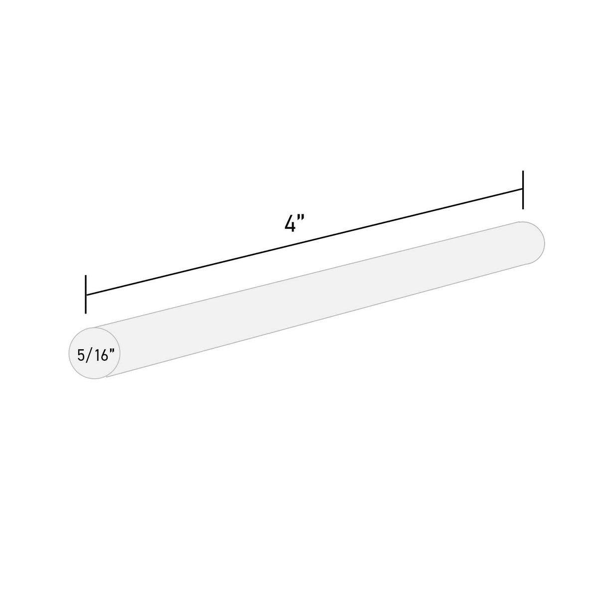 Mini Size Clear Dual Temp Hot Glue Sticks by Surebonder – 4" x 0.27", EVA Resin, Clear, Model FPR725M54