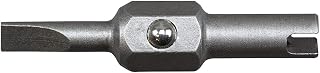 KLEIN TOOLS 13231 Replacement Driver Bits, 1/8-Inch Slotted and Schrader