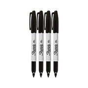 Sharpie 1 Count (Pack of 4) / Black / Permanent,Unique,Fine Permanent Markers