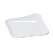 G.E.T. Osslo Collection Square White Melamine Plate - 4" L x 4" W x 1/2" H by G E T ENTERPRISES LLC – Large, Melamine, White, Model 15845380187
