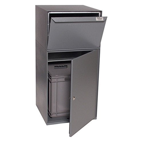 dVault Gray / 19"L x 19"W x 40"H / Industrial Package Drop Boxes & Lockers
