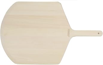 Mr Peel Wood Pizza Peel with 8"L Handle - 18"L x 16"W Blade