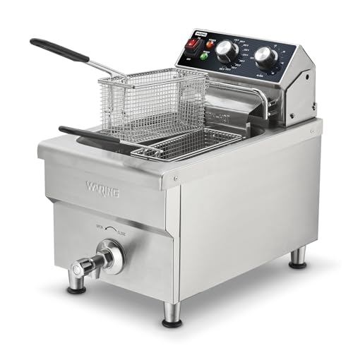 Waring 10lb Deep Fryer / Silver / 1 Deep Fryers