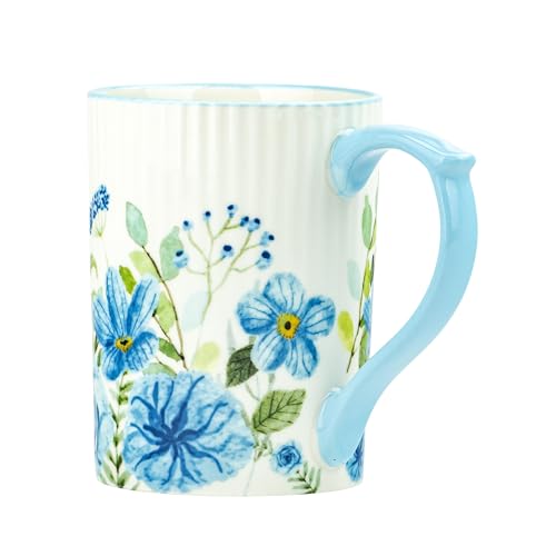 10 Strawberry Street Blue Toile / Large / Classic Glassware & Drinkware