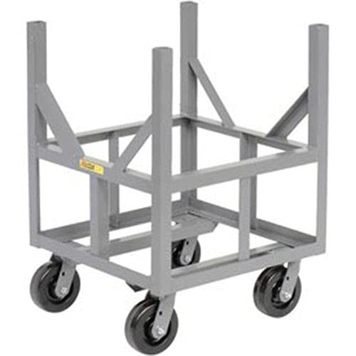 Ergo Bar Cradle Truck by Little Giant – 34"L x 24"W x 34"H, Alloy Steel, Gray, Model ERBST-2424-6PH