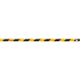 90-Degree Flat Shelf Bumper Guard by Global Industrial – Polyurethane Foam, Black/Yellow, Model PCP10013