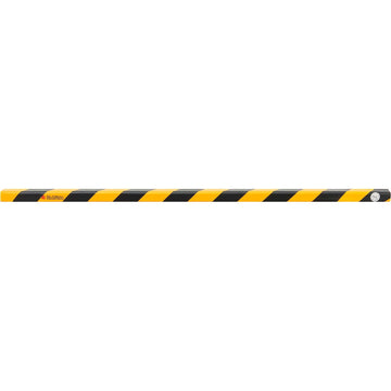 90-Degree Flat Shelf Bumper Guard by Global Industrial – Polyurethane Foam, Black/Yellow, Model PCP10013