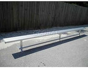 Ultraplay 15' Park Bench Without Back, Aluminum