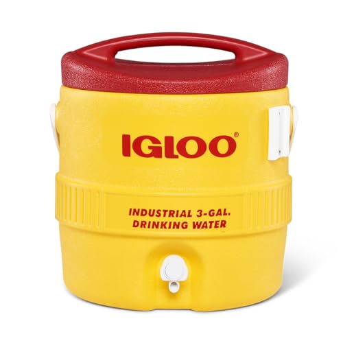 Igloo Red / 3 Gallon | 15" (L) x 13" (W) x 14.75" (H) / Industrial Coolers